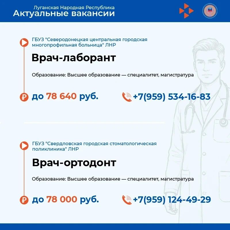 Представляем свежую подборку вакансий, приуроченную ко Дню медицинского работника Представляем свежую подборку вакансий, приуроченную ко Дню медицинского работника