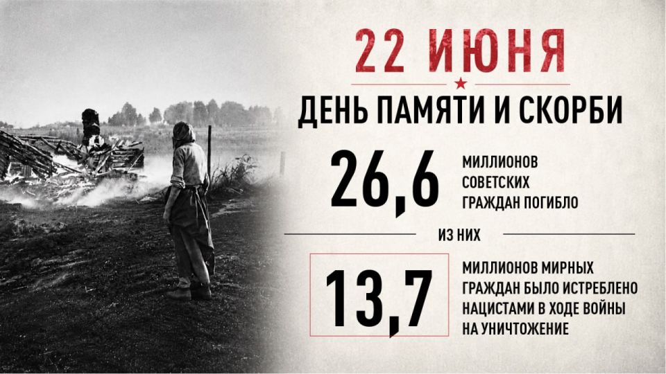 22 июня 2026 года в 12:15 по московскому времени — общероссийская минута молчания