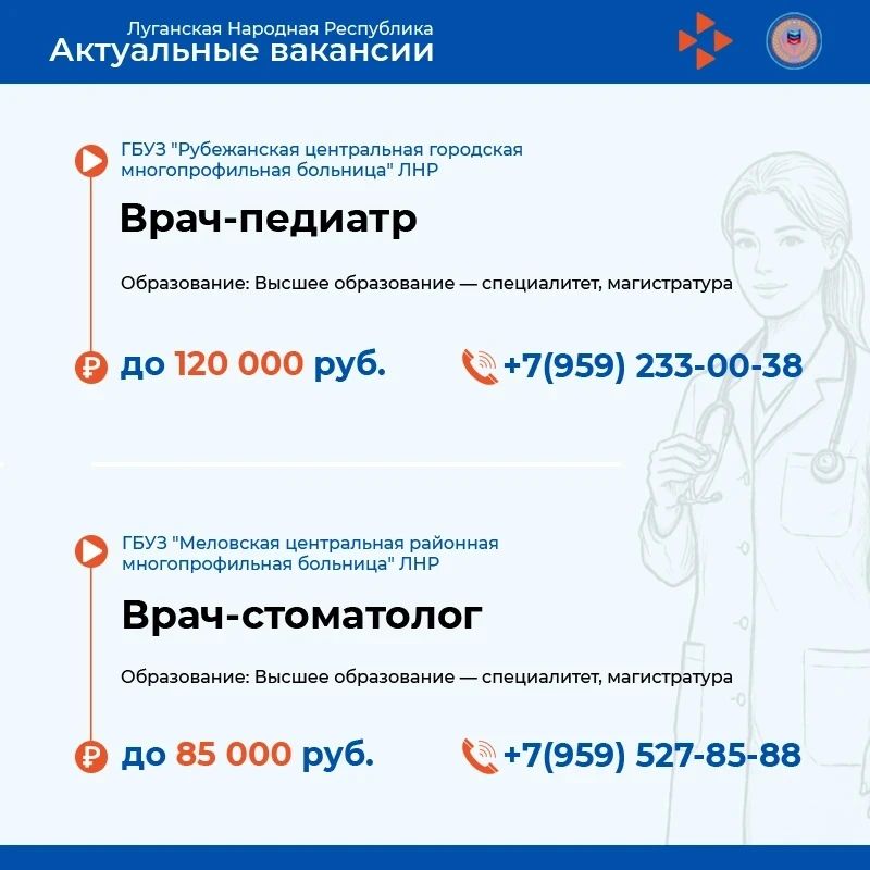 Представляем свежую подборку вакансий, приуроченную ко Дню медицинского работника Представляем свежую подборку вакансий, приуроченную ко Дню медицинского работника