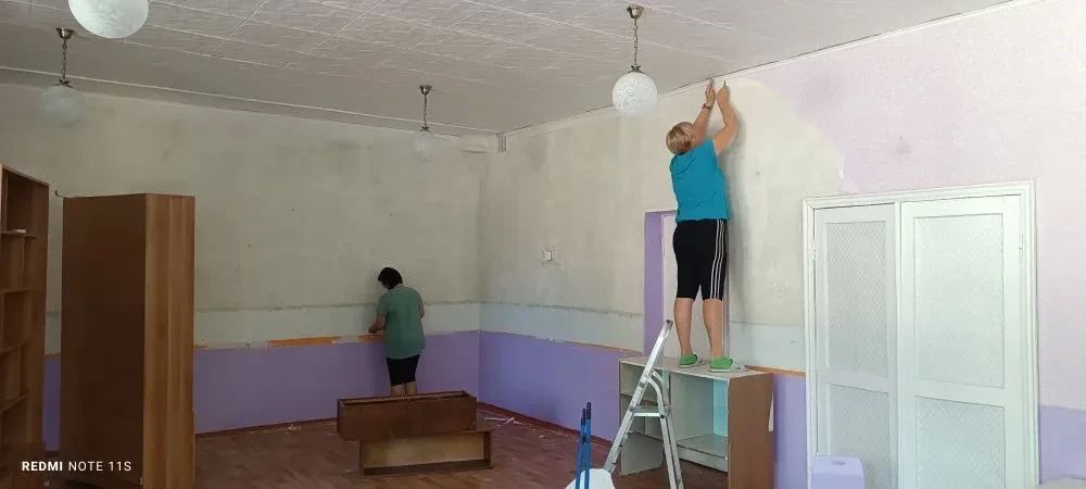 В Новодарьевском ясли-саду «Солнышко» начались ремонтные работы В Новодарьевском ясли-саду «Солнышко» начались ремонтные работы