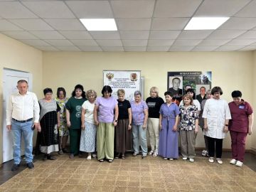 Коллектив ГБУЗ «Славяносербская ЦРБ» ЛНР присоединился к общенациональной минуте молчания, чтобы почтить память павших в годы Великой Отечественной войны
