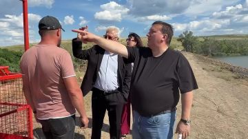 Работы по капитальному ремонту Краснянского водохранилища