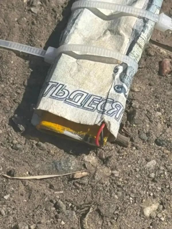 В Запорожской области нашли взрывчатку, замаскированную под деньги