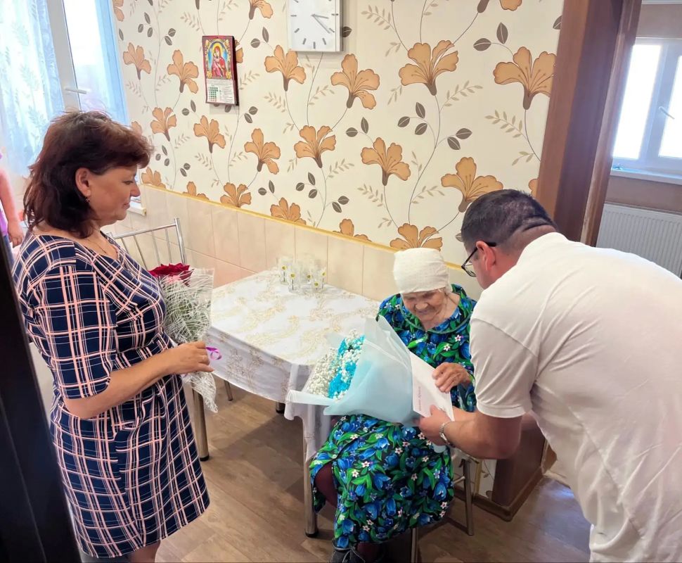 100-летний юбилей жительницы Марковского округа! 100-летний юбилей жительницы Марковского округа!