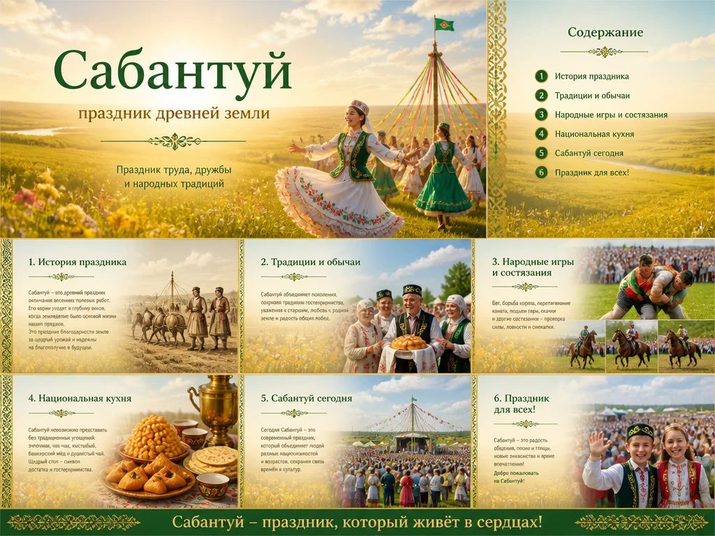 «Сабантуй: когда плуг танцует, а душа поет»