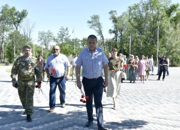 В Перевальске состоялся митинг ко Дню ветеранов боевых действий