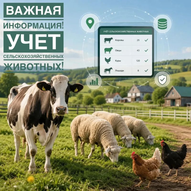 Важная информация для владельцев сельскохозяйственных животных!