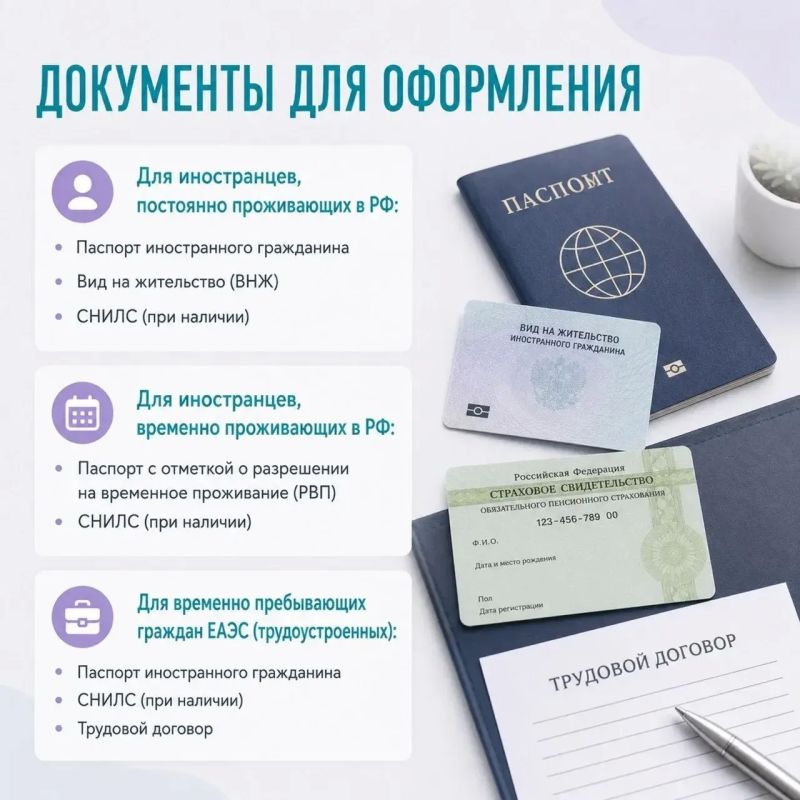 Памятка о праве получения медицинской помощи в рамках системы ОМС и порядке получения полиса ОМС для иностранцев Памятка о праве получения медицинской помощи в рамках системы ОМС и порядке получения полиса ОМС для иностранцев