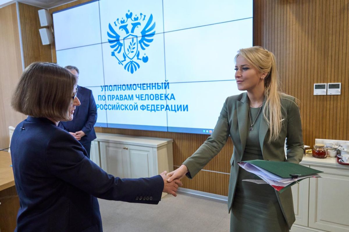 Сегодня в Доме прав человека встретилась с Президентом МККК Мирьяной Сполярич Сегодня в Доме прав человека встретилась с Президентом МККК Мирьяной Сполярич