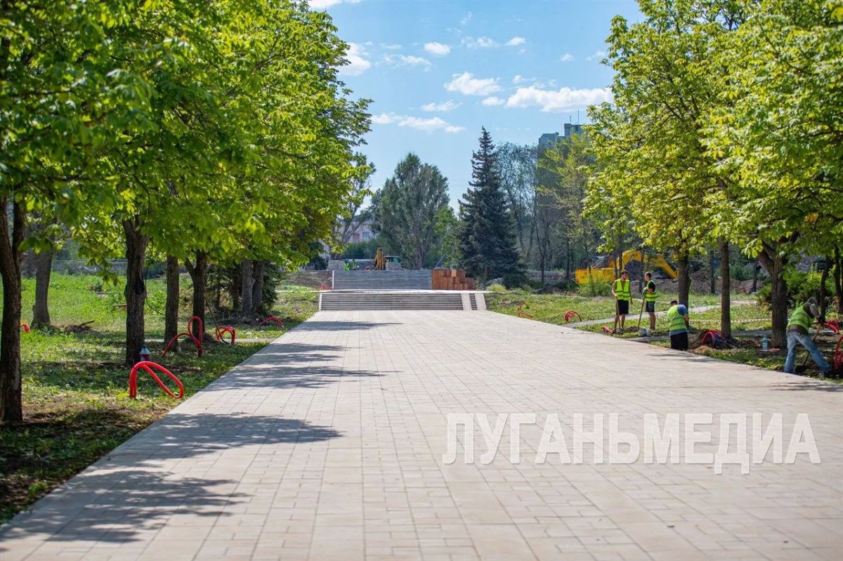 В парке «Дружба» идет третий этап восстановительных работ