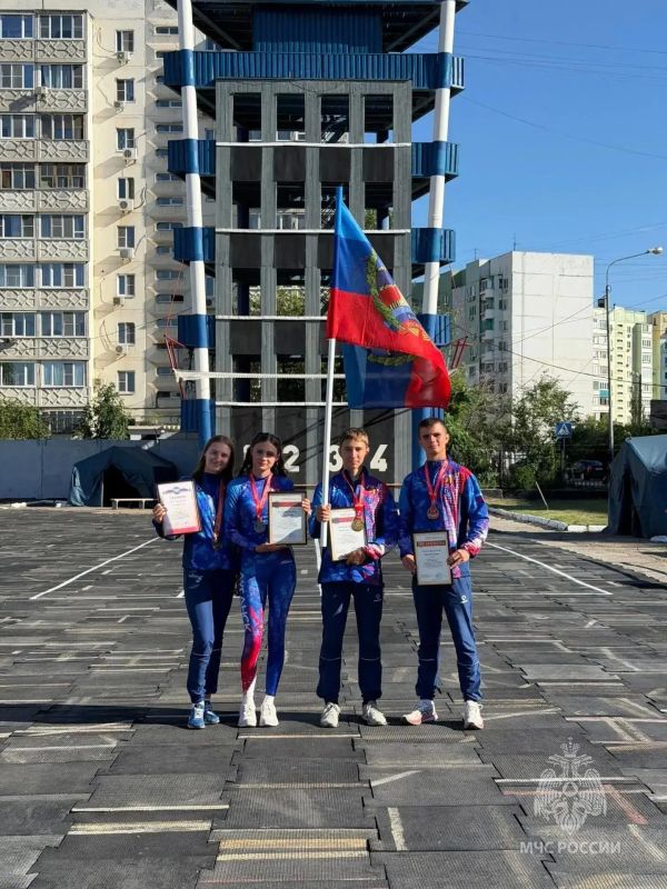 Спортсмены сборной Главного управления МЧС России по Луганской Народной Республике завоевали золотые медали в личном зачете на Межрегиональных соревнованиях по пожарно-спасательному спорту Спортсмены сборной Главного управления МЧС России по Луганской Народной Республике завоевали золотые медали в личном зачете на Межрегиональных соревнованиях по пожарно-спасательному спорту