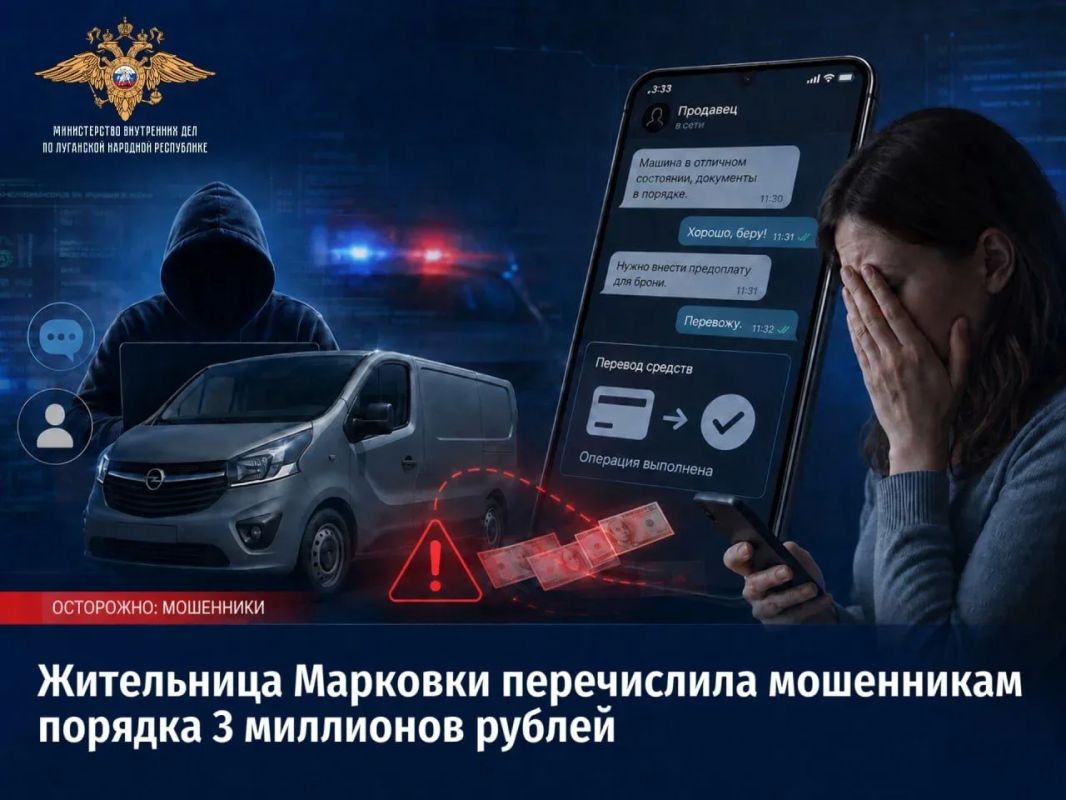 Жительница ЛНР перечислила мошенникам порядка 3 миллионов рублей