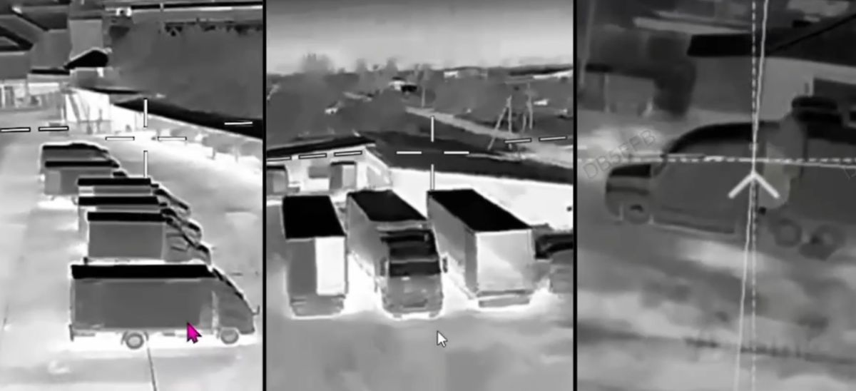 Два майора: Противник публикует очередные видео с атаками по автотранспорту на дорогах и автостоянках в приграничных регионах