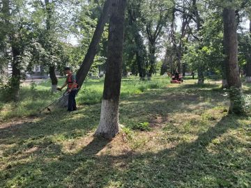 Продолжаются работы по благоустройству городского округа