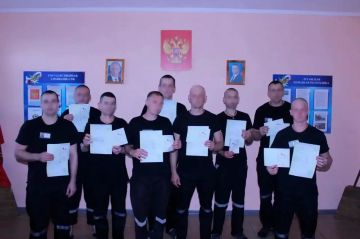 Профессиональное обучение в СИЗО-1: девять осужденных подтвердили квалификацию повара