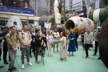 Дарья Лантратова: Организовали космическую экскурсию для наших бойцов