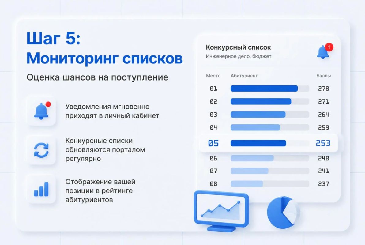 Поступление в вуз 2026: как подать документы через Госуслуги