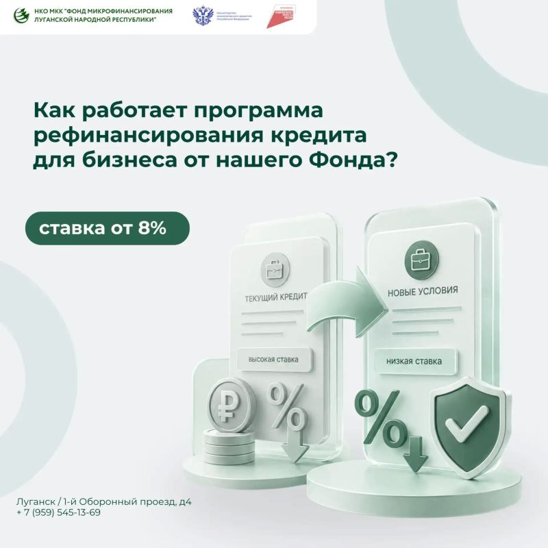 Рефинансирование в действии: пример от Фонда микрофинансирования ЛНР