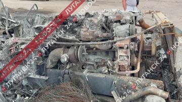 Боевики ВФУ ударили по стоянке грузовых автомобилей в Луганске