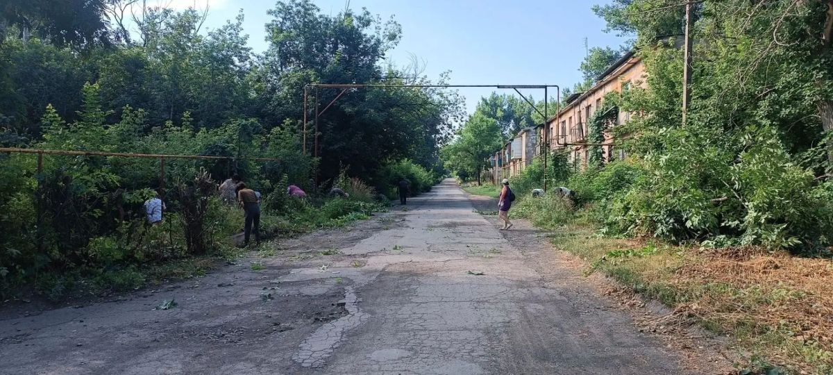 15 июля в пгт Чернухино прошел общепоселковый субботник, где сотрудники организаций и учреждений начали благоустраивать улицу Молодёжную 15 июля в пгт Чернухино прошел общепоселковый субботник, где сотрудники организаций и учреждений начали благоустраивать улицу Молодёжную