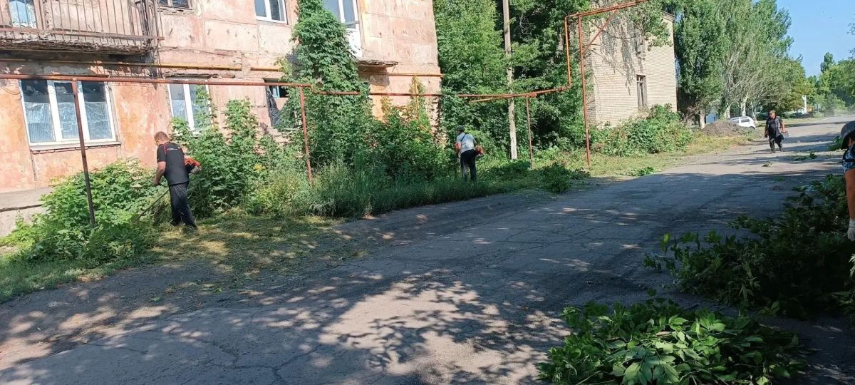 15 июля в пгт Чернухино прошел общепоселковый субботник, где сотрудники организаций и учреждений начали благоустраивать улицу Молодёжную 15 июля в пгт Чернухино прошел общепоселковый субботник, где сотрудники организаций и учреждений начали благоустраивать улицу Молодёжную