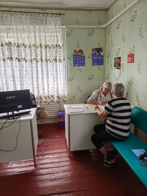 Специалисты Новопсковской ЦРМБ осмотрели жителей с.Можняковка