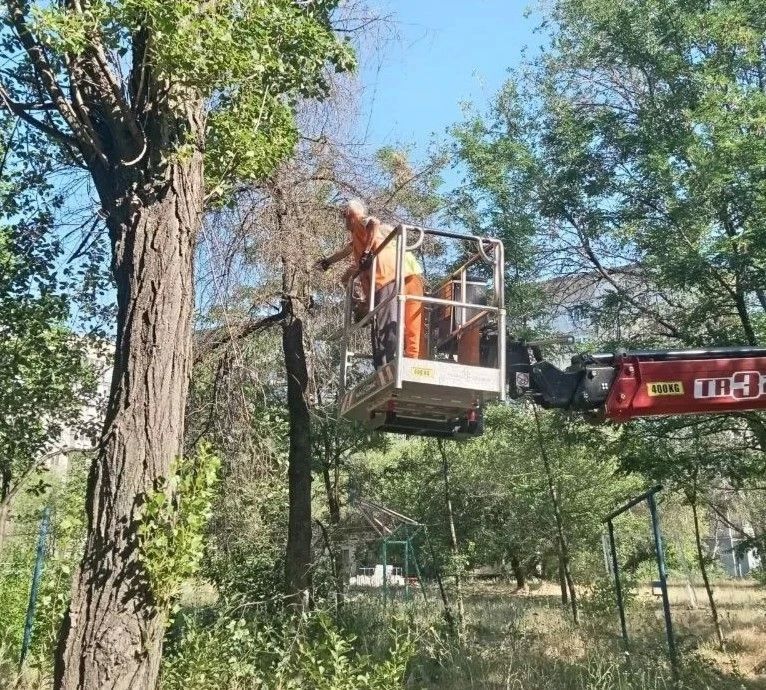 Коммунальными службами проведены работы на территории города Коммунальными службами проведены работы на территории города