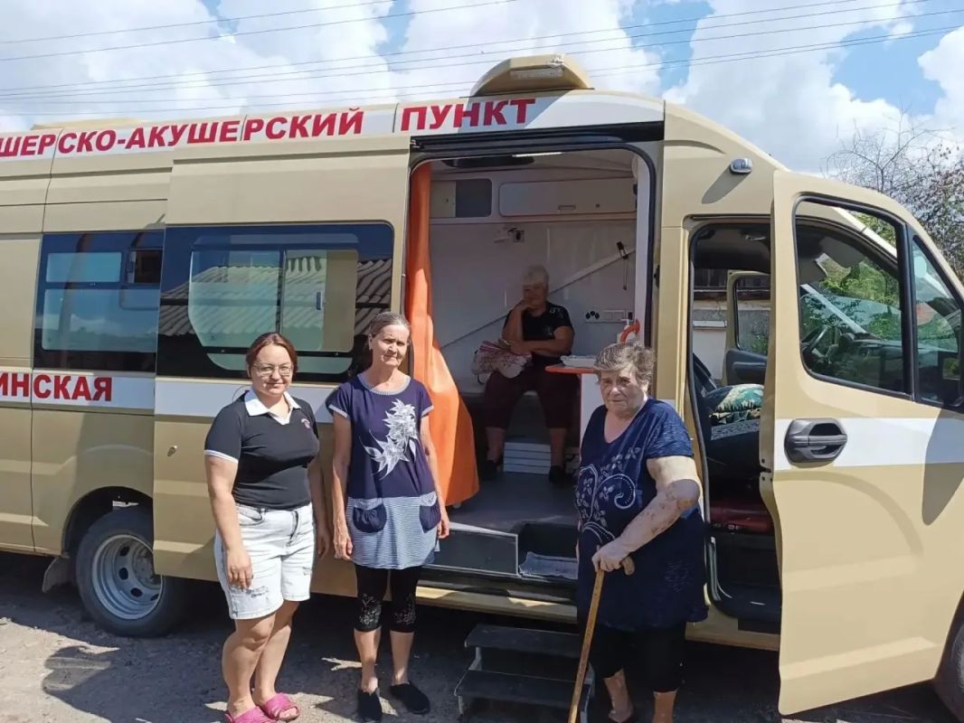 Мобильный ФАП Славяносербской ЦРБ продолжает свою работу