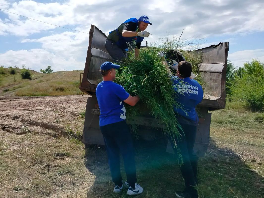 Делаем родной город чище и комфортнее: первомайские единороссы провели экологический субботник на территории городского пруда «Зеленхоз» Делаем родной город чище и комфортнее: первомайские единороссы провели экологический субботник на территории городского пруда «Зеленхоз»