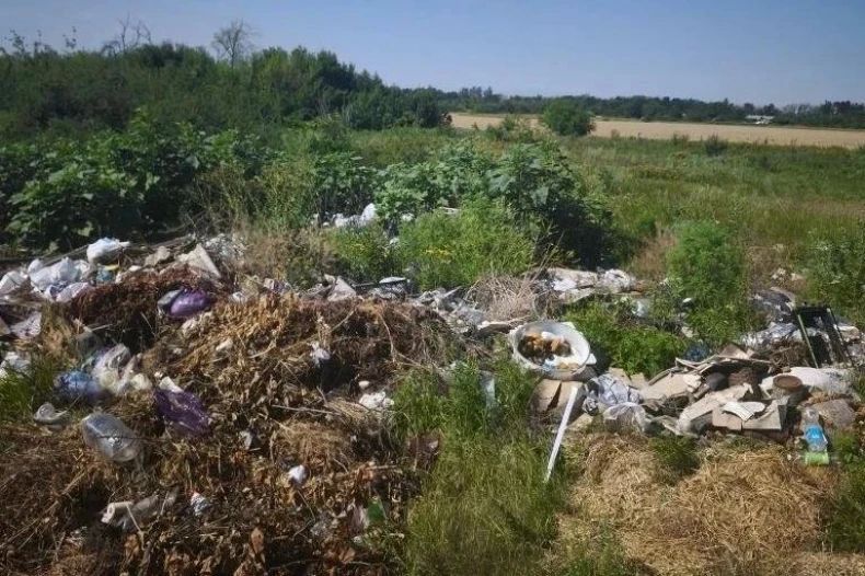 В посёлке Хмельницкий ликвидирована несанкционированная свалка