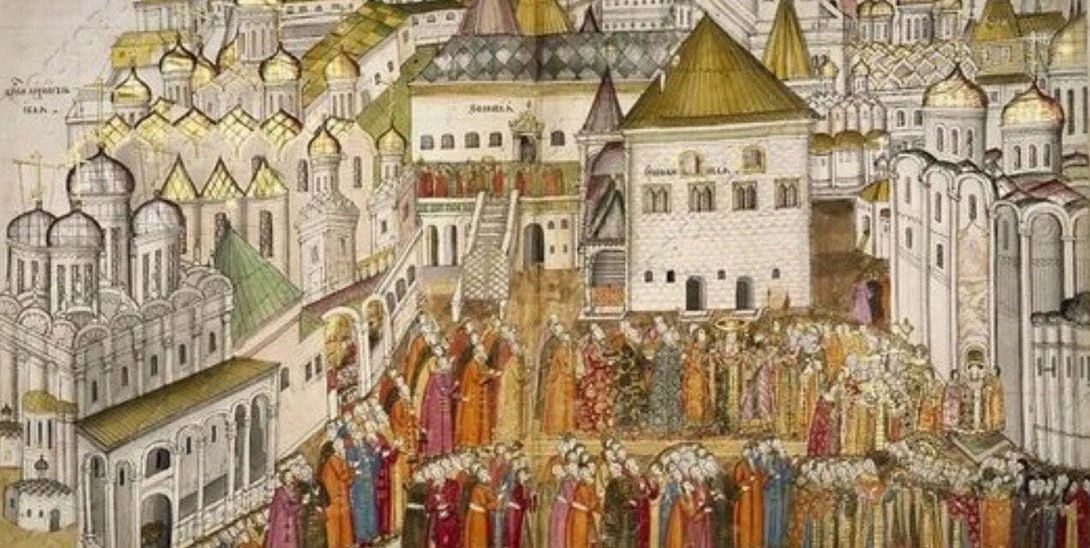 21 июля. 1613. В Успенском соборе Кремля на царство венчан Михаил Федорович 21 июля. 1613. В Успенском соборе Кремля на царство венчан Михаил Федорович