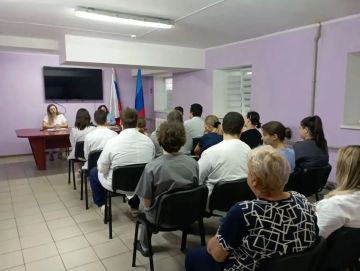 Встреча с представителями Центра соцзащиты населения прошла в ГБУЗ "ЛГМБ № 7" ЛНР