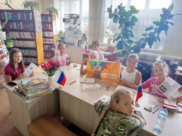 В селе Новоанновка детям провели мероприятие антинаркотической направленности