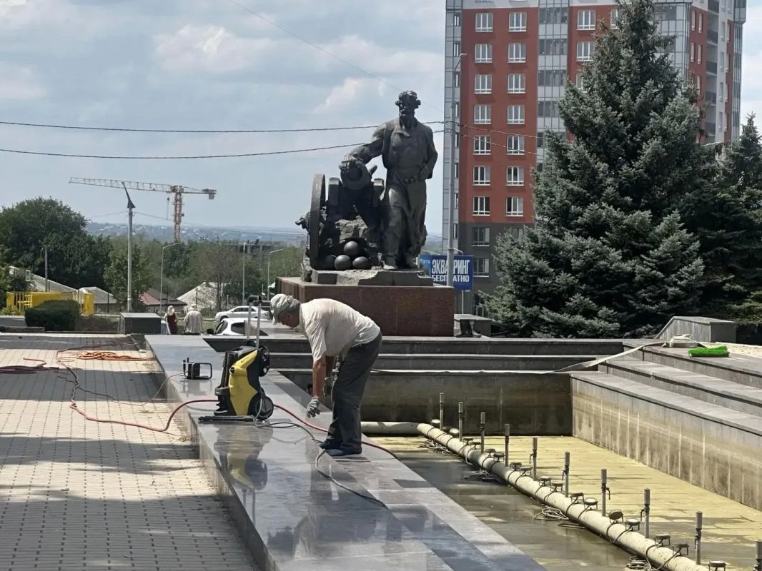 Фонтаны Луганска обслуживают минимум раз в месяц