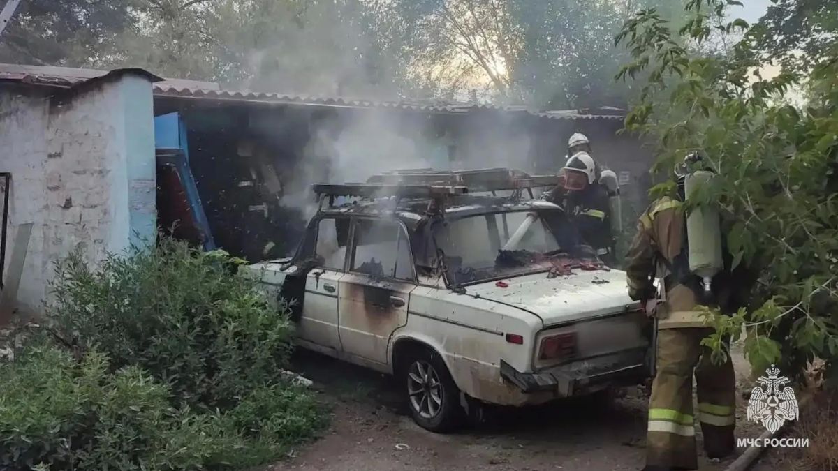 В Алчевске спасатели предотвратили распространение пожара