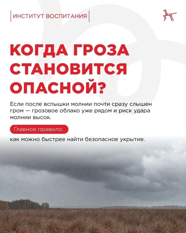Правила поведения во время грозы Правила поведения во время грозы