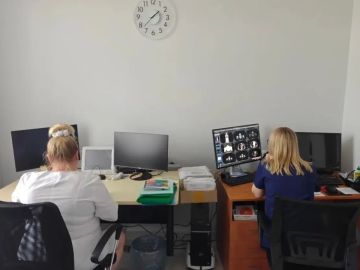 В Алчевском онкодиспансере начал работу новый компьютерный томограф в рамках нацпроекта