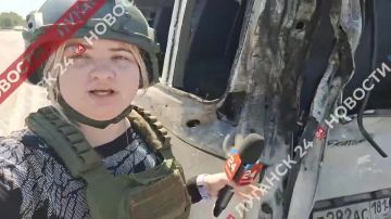 «Луганск 24» показали кадры с места обстрела пассажирского автобуса в Луганске
