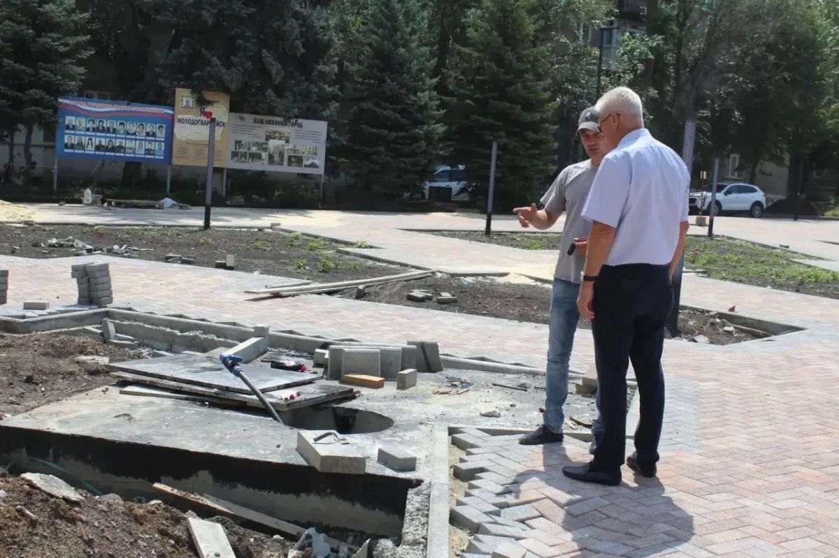 Сегодня лично проинспектировал ход работ, которые ведутся в городе Молодогвардейске в рамках специального инфраструктурного проекта Сегодня лично проинспектировал ход работ, которые ведутся в городе Молодогвардейске в рамках специального инфраструктурного проекта