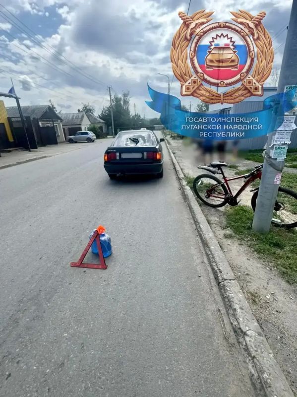 Полицейские Луганска устанавливают обстоятельства ДТП с участием несовершеннолетнего велосипедиста