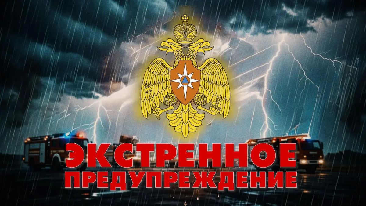 ЭКСТРЕННОЕ ПРЕДУПРЕЖДЕНИЕ. В ближайший час с сохранением до конца суток 29 июля в отдельных районах ЛНР ожидается комплекс метеорологических явлений: сильный дождь, ливни, гроза, в сочетании с градом и усиление ветра, в том...