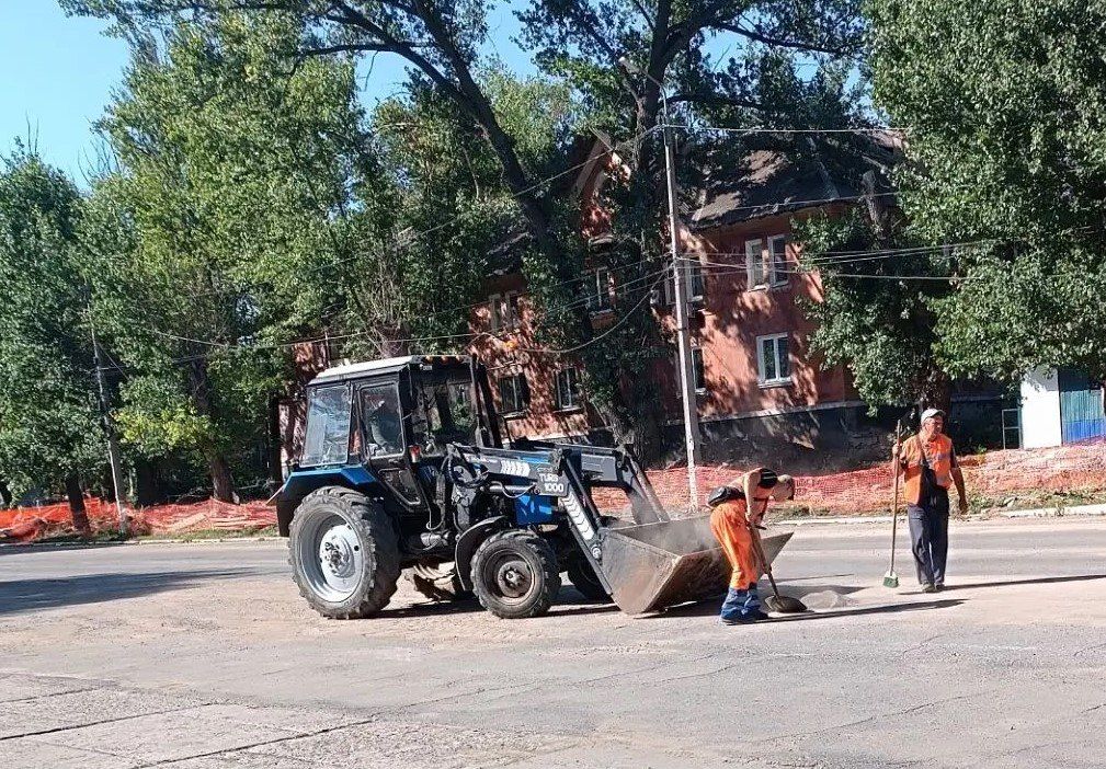 Коммунальными службами проведены работы на территории города