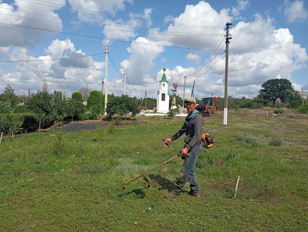 В Городище прошел субботник на территории реализуемого инициативного проекта В Городище прошел субботник на территории реализуемого инициативного проекта