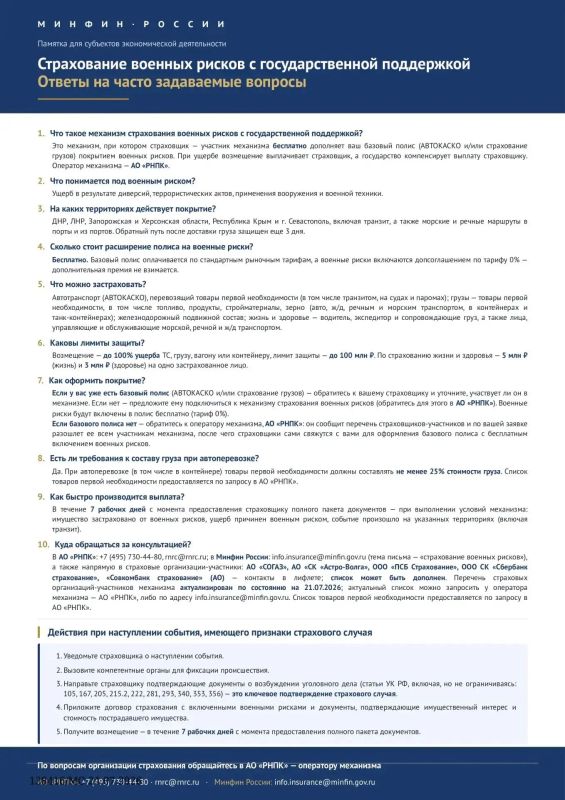 Механизм страхования с государственной поддержкой рисков причинения вреда имуществу вследствие диверсий, террористических актов применения вооружения и военной техники Механизм страхования с государственной поддержкой рисков причинения вреда имуществу вследствие диверсий, террористических актов применения вооружения и военной техники