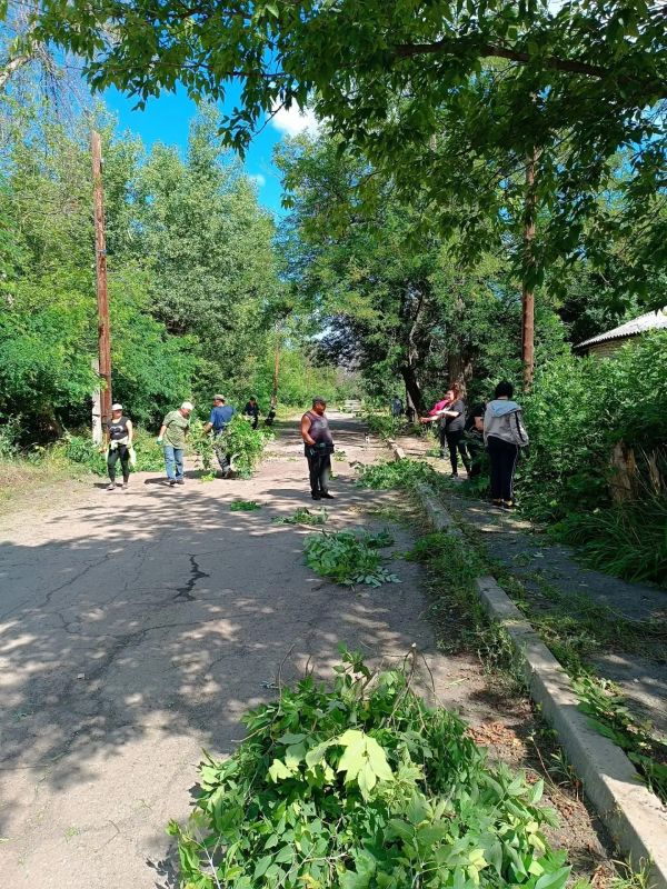 30 июля в рамках проведения акции «Чистый четверг» в пгт Чернухино прошёл общепоселковый субботник 30 июля в рамках проведения акции «Чистый четверг» в пгт Чернухино прошёл общепоселковый субботник