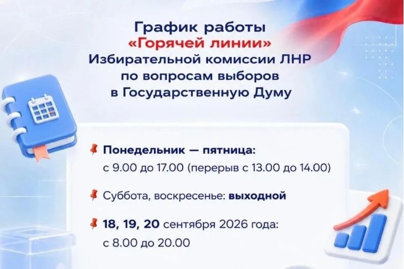 Министерство образования и науки ЛНР напоминает, что избирательная комиссия ЛНР запустила «Горячую линию»