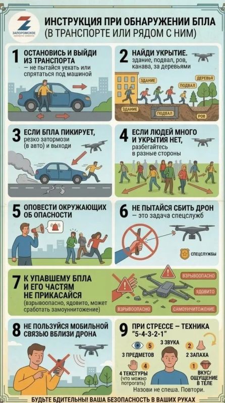 Беспилотник атакует гражданский транспорт, что делать? Первоочередные меры