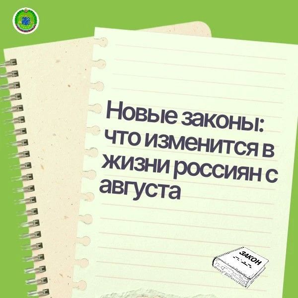 Новые законы: что изменится в жизни россиян с августа