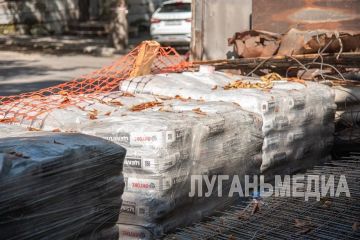 В луганской музыкальной школе №1 идет реконструкция одного из корпусов