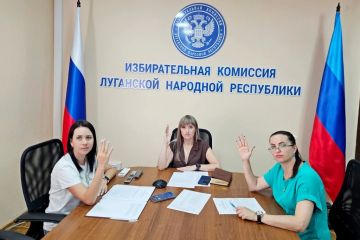 Состоялось 107-е заседание Избирательной комиссии ЛНР